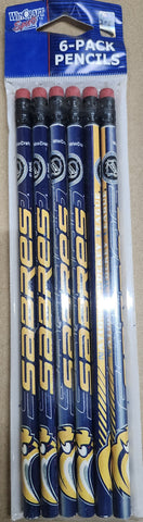 Buffalo Sabres Pencil 6 Pack-0