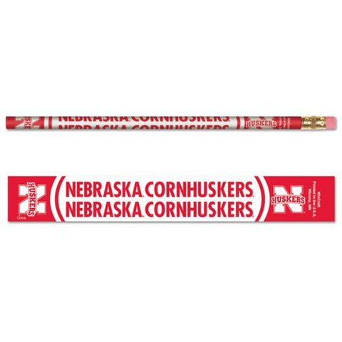 Nebraska Cornhuskers  Pencil 6 Pack-0