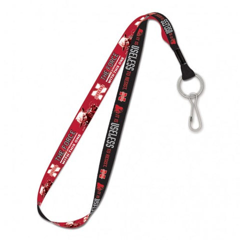 Nebraska Cornhuskers Lanyard Star Wars Style Yoda and Darth Vader Design - Special Order-0