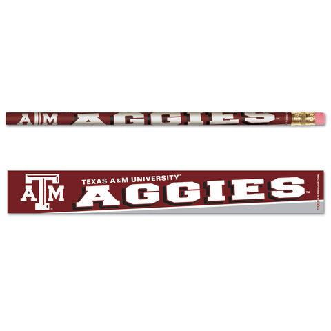Texas A&M Aggies Pencil 6 Pack - Special Order-0