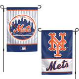 New York Mets Flag 12x18 Garden Style 2 Sided-0