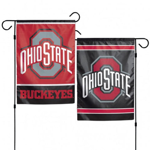 Ohio State Buckeyes Flag 12x18 Garden Style 2 Sided-0