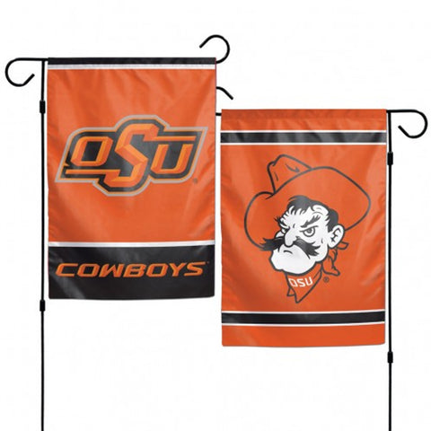 Oklahoma State Cowboys Flag 12x18 Garden Style 2 Sided-0