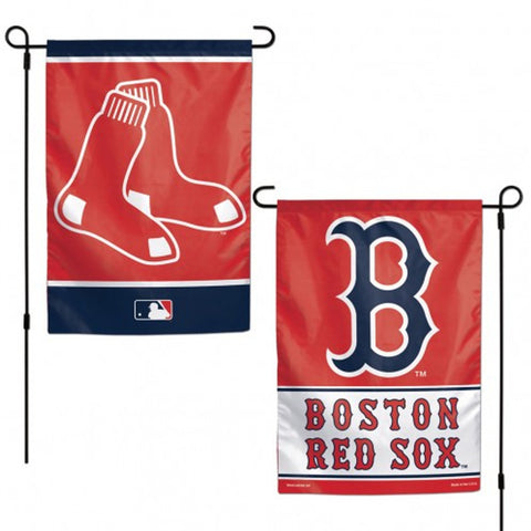 Boston Red Sox Flag 12x18 Garden Style 2 Sided-0