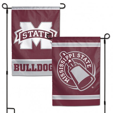 Mississippi State Bulldogs Flag 12x18 Garden Style 2 Sided-0