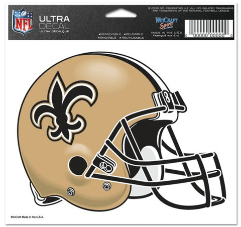 New Orleans Saints Decal 5x6 Ultra Color-0