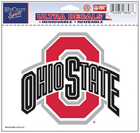 Ohio State Buckeyes Decal 5x6 Ultra Color-0