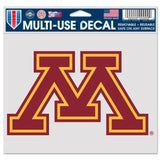 Minnesota Golden Gophers Decal 5x6 Multi Use Color-0