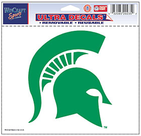 Michigan State Spartans Decal 5x6 Ultra Color-0
