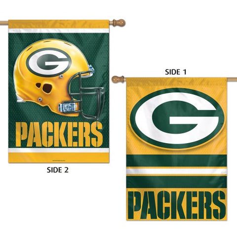 Green Bay Packers Banner 28x40 Vertical Premium 2 Sided Special Order-0