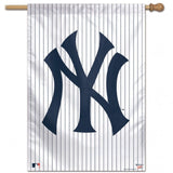 New York Yankees Banner 28x40 Vertical Pinstripes-0