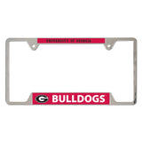 Georgia Bulldogs License Plate Frame Metal-0