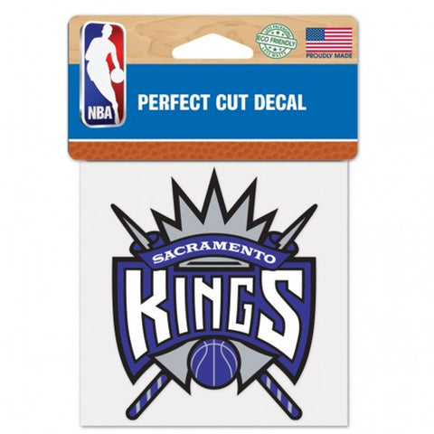 Sacramento Kings Decal 4x4 Perfect Cut Color - Special Order-0