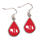 Nebraska Cornhuskers Earrings Tear Drop Style - Special Order-0