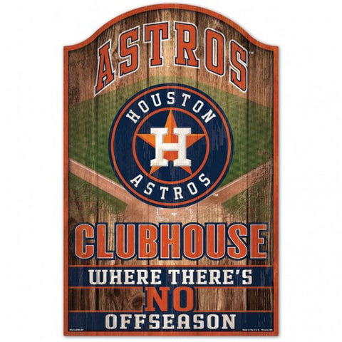 Houston Astros Sign 11x17 Wood Fan Cave Design-0