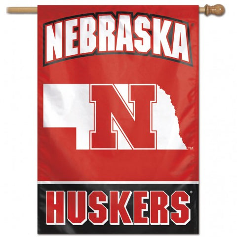Nebraska Cornhuskers Banner 28x40 Vertical Alternate Design - Special Order-0