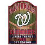 Washington Nationals Sign 11x17 Wood Fan Cave Design - Special Order-0