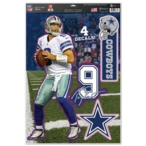 Dallas Cowboys Decal 11x17 Multi Use Tony Romo Design-0