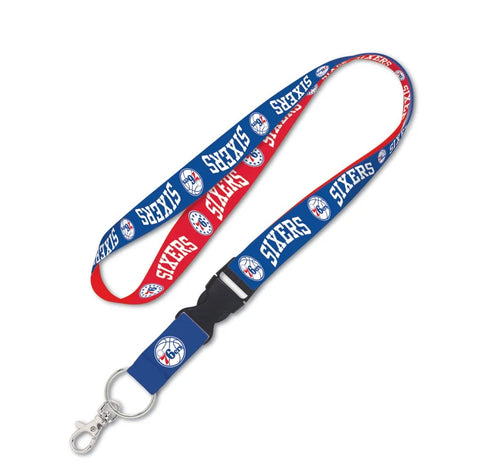 Philadelphia 76ers Lanyard with Detachable Buckle-0