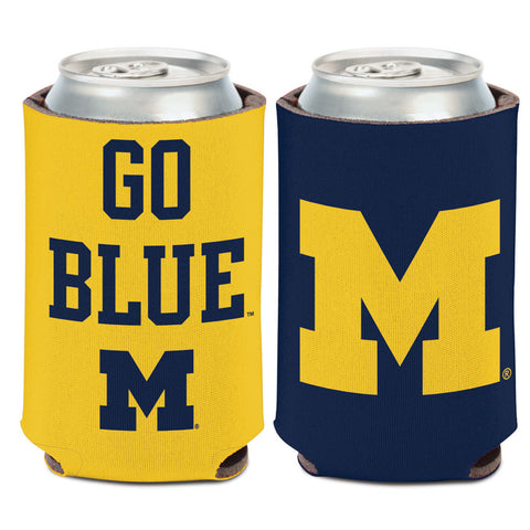 Michigan Wolverines Can Cooler Slogan Design Special Order-0