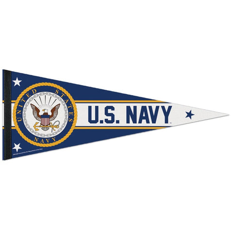 US Navy Pennant 12x30 Premium Style - Special Order-0
