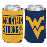 West Virginia Mountaineers Can Cooler Slogan Design Special Order-0