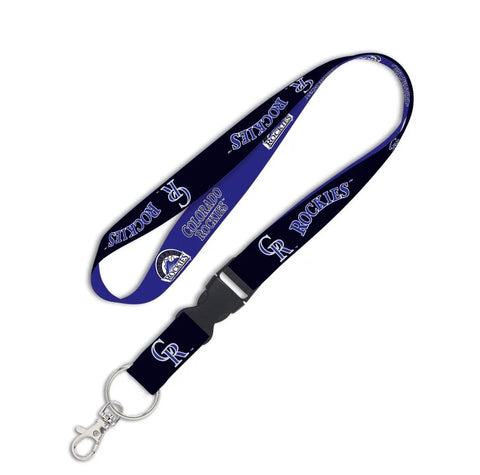 Colorado Rockies Lanyard with Detachable Buckle Two Color - Special Order-0