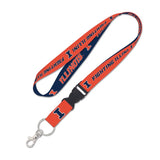 Illinois Fighting Illini Lanyard with Detachable Buckle-0