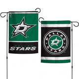 Dallas Stars Flag 12x18 Garden Style 2 Sided - Special Order-0