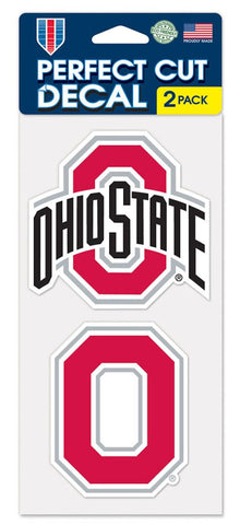 Ohio State Buckeyes Set of 2 Die Cut Decals-0