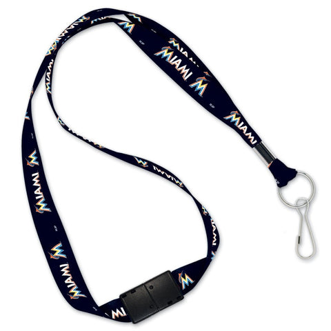 Miami Marlins Lanyard with Detachable Buckle-0