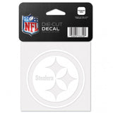 Pittsburgh Steelers Decal 4x4 Perfect Cut White-0