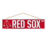 Boston Red Sox Sign 4x17 Wood Avenue Design-0