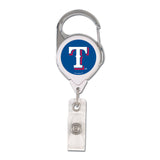 Texas Rangers Badge Holder Premium Retractable - Special Order-0