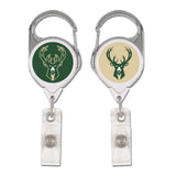 Milwaukee Bucks Badge Holder Premium Retractable-0