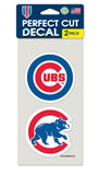 Chicago Cubs Set of 2 Die Cut Decals-0