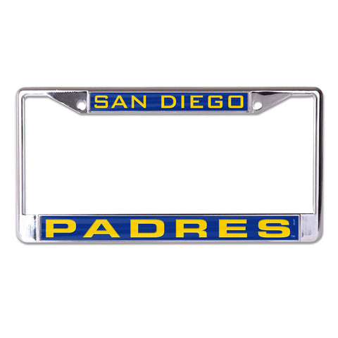 San Diego Padres License Plate Frame - Inlaid-0