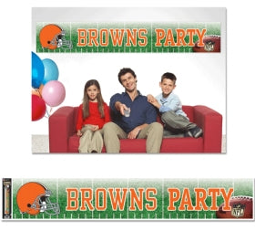 Cleveland Browns Banner 12x65 Party Style CO-0