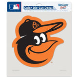 Baltimore Orioles Decal 8x8 Die Cut Color - Special Order-0