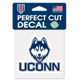 Connecticut Huskies Decal 4x4 Perfect Cut Color - Special Order-0