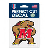 Maryland Terrapins Decal 4x4 Perfect Cut Color-0