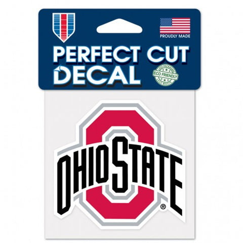 Ohio State Buckeyes Decal 4x4 Perfect Cut Color-0