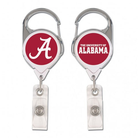 Alabama Crimson Tide Badge Holder Premium Retractable-0