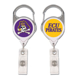 East Carolina Pirates Badge Holder Premium Retractable - Special Order-0