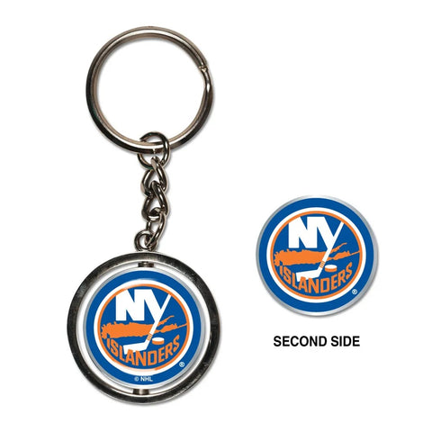 New York Islanders Key Ring Spinner Style - Special Order-0