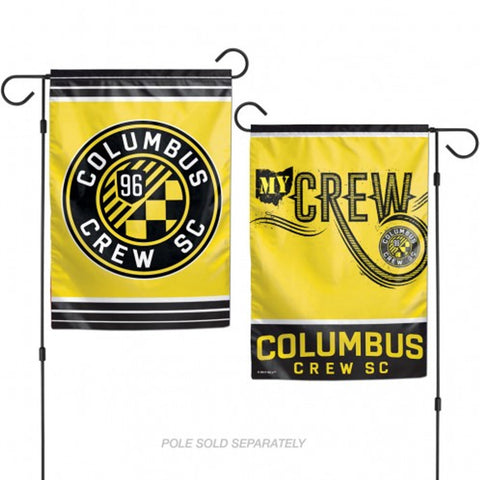Columbus Crew Flag 12x18 Garden Style 2 Sided-0