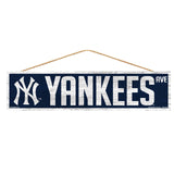 New York Yankees Sign 4x17 Wood Avenue Design-0