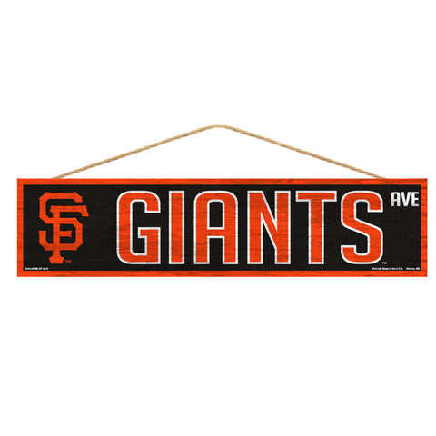 San Francisco Giants Sign 4x17 Wood Avenue Design-0