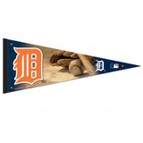 Detroit Tigers Pennant 12x30 Premium Style Ball and Glove Design-0