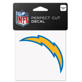Los Angeles Chargers Decal 4x4 Perfect Cut Color-0